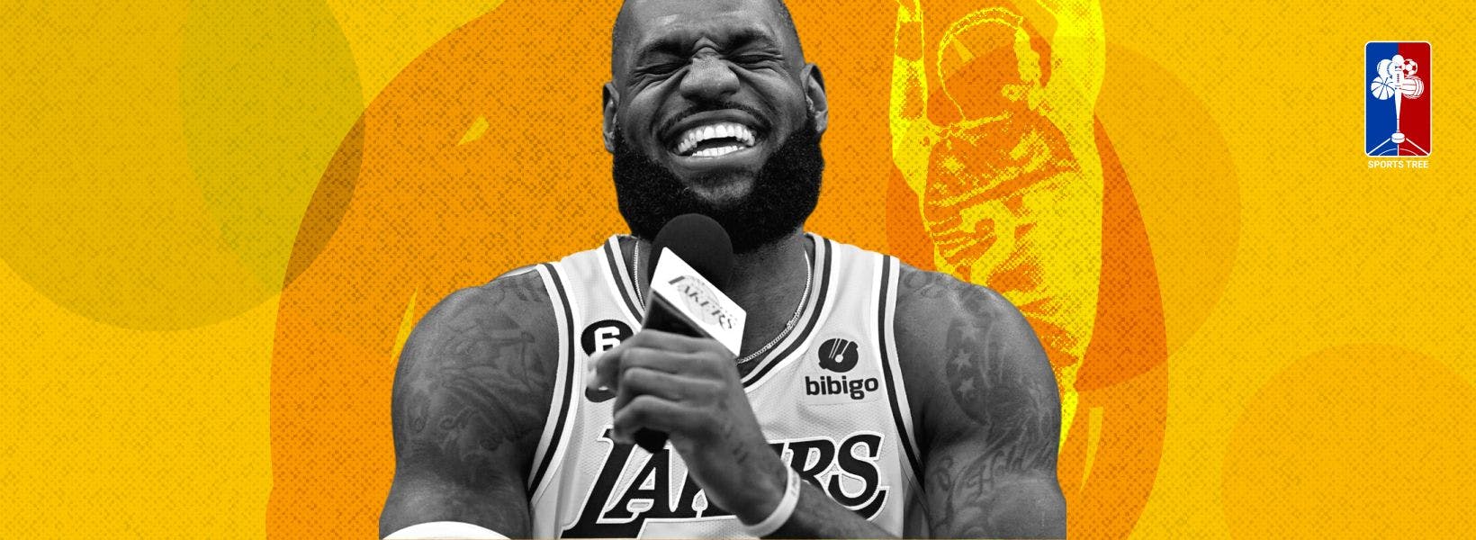 LeBron in the Lakers' NBA Media Day