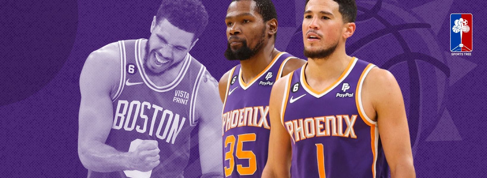 Phoenix Suns and Boston Celtics forward Jayson Tatum 